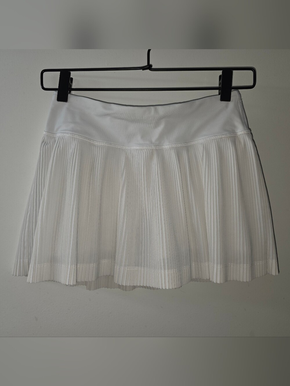 Lululemon RePleat High Rise Tennis Skirt Skort In White Size 2
